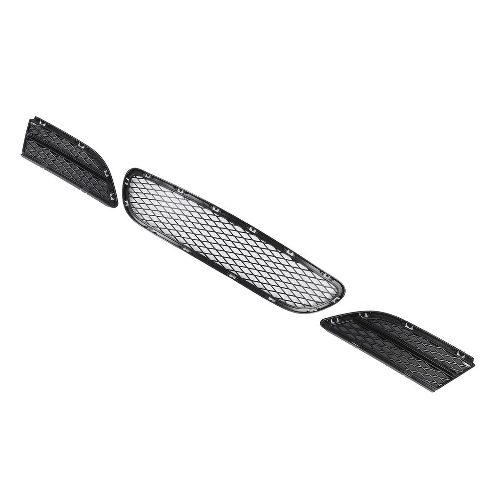 Unterer Kühlergrill für die vordere Stoßstange, 51117198906, Frontgrill mit Nebelscheinwerfergitter für 3er E90 E91