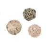 Parrot Hamster Natural Activity Bite Resistant Small Animals Chew Toys Rattan Balls Straw Woven