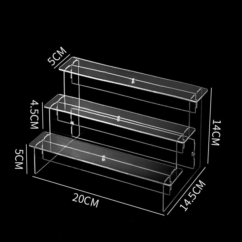 1-5 Tier Clear Acrylic Display Stand for Funko Figures Perfume Organizer Collections Doll Cosmetic Storage Holder Cupcake Stand