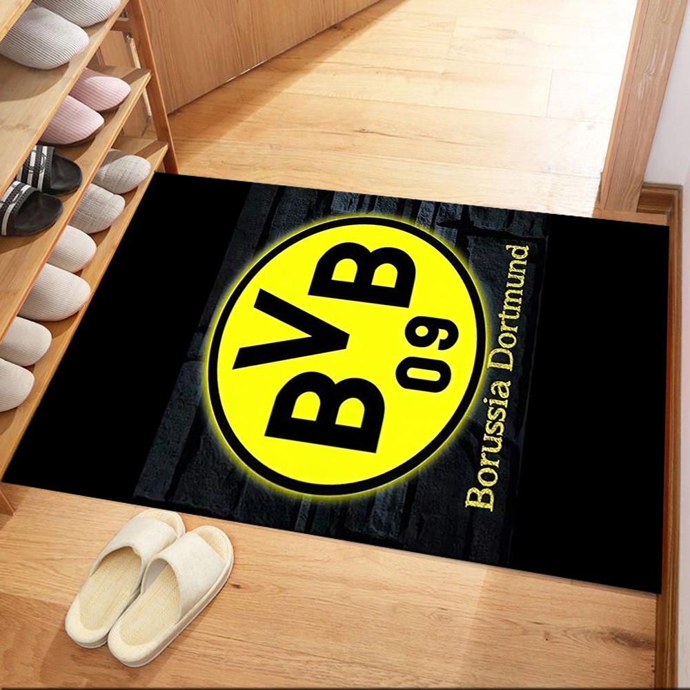 Borussia Dortmund Floor Mat Perfect For Dining Room Decorate Room Dormitory Kitchen Antislip Carpet Anime Office Decor Wedding Party Gift