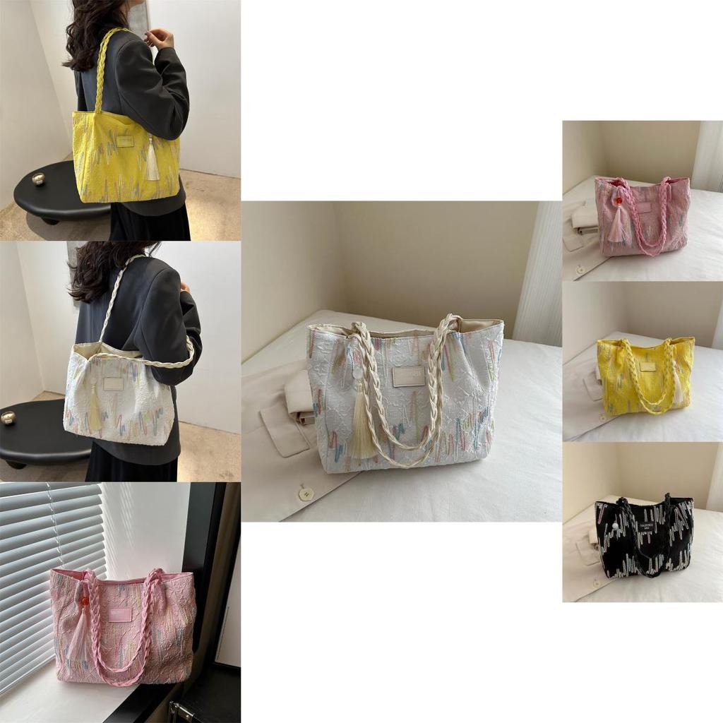 2024 Summer New Fashionable Shoulder Tote Bag Stylish Casual Large Capacity Women