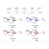 Lesebrille für Damen, klare schwarze Trend-Hyperopie-Brille, Anti-Blaulicht-Brille für ältere Menschen, für Männer + 1,0 + 1,5 + 2,0 + 2,5 + 3,0 + 3,5