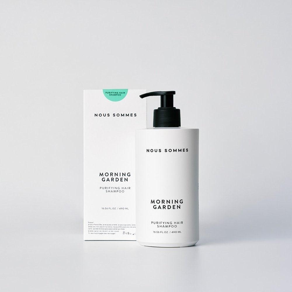 

nous sommes purifying hair shampoo 490ml morning garden [vegan]