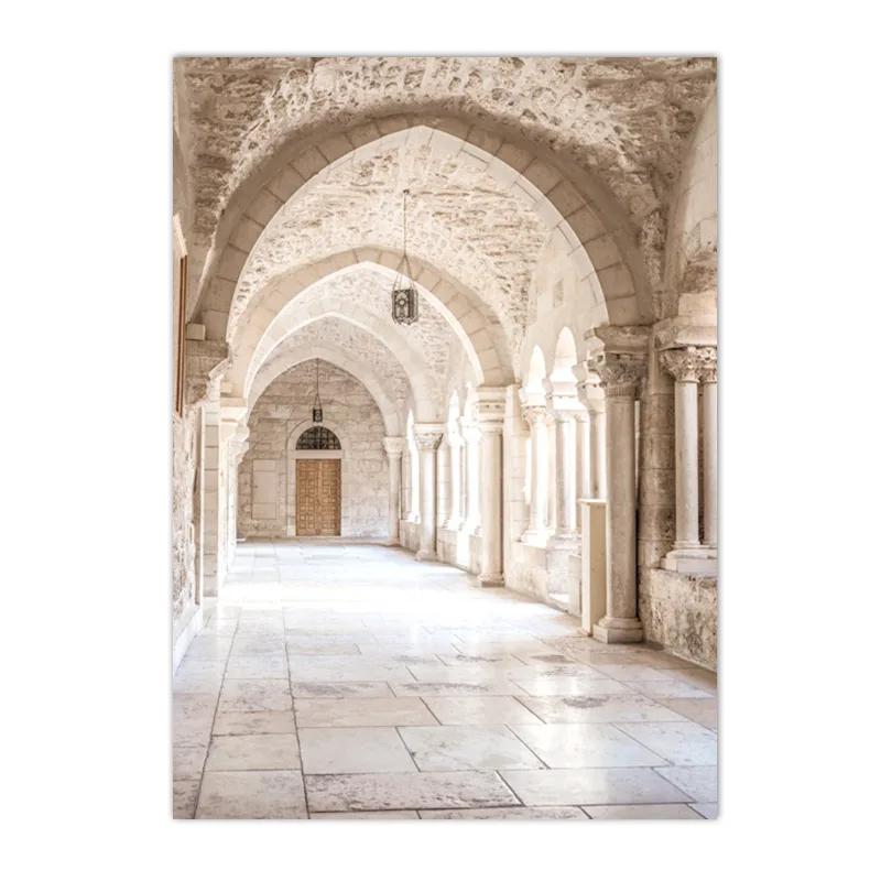 

Islamic Art Canvas Painting, Wall Pictures, Mosque, Bismillah Allah, Arabic Calligraphy, Living Room, Home Decor 21x30cm No Framed