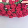 New 60cm Rose Bouquet Blankets Finished Product Crocheted Blanket Baby Blanket Gifts