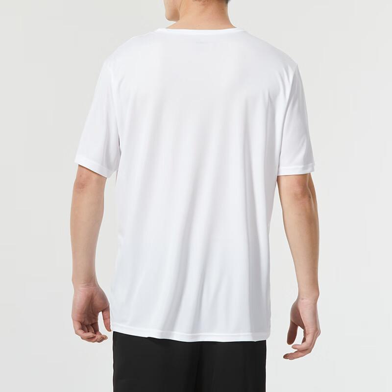 Puma Ss24 Solid Color Fitness Fashion Breathable Casual Round Neck Sports Short Sleeve T-Shirt Men Tops White 706132-04