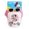 Sonnenbrillen-Set - Disney - Minnie Maus - UV-Schutz - Verstellbare Kappe - Rosa