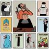 Jean Jullien Cartoon Humor Posters Funny Modern Life Pop Art Art Painting Picture Wall Interesting Living Room Home Decor Gift