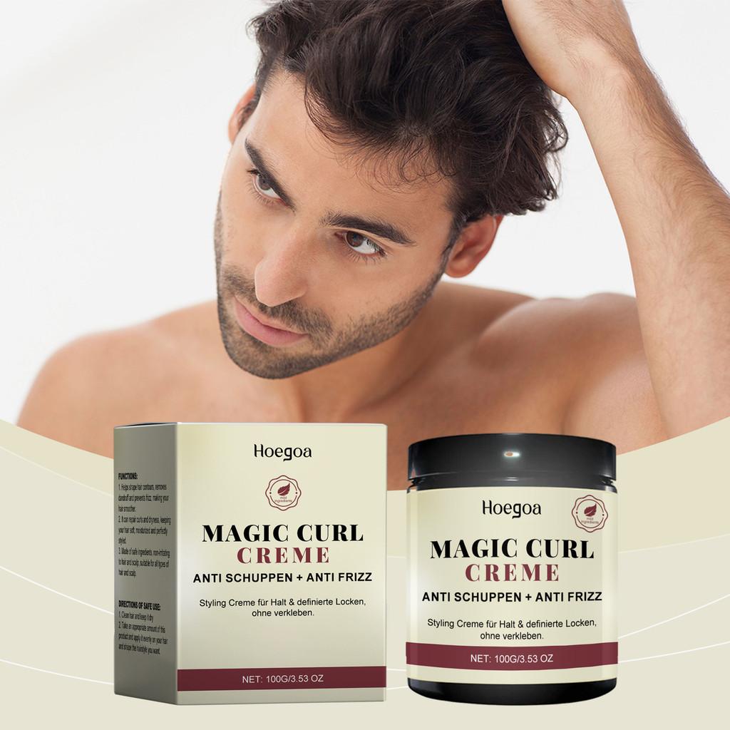 Hoegoa Curl Care Styling Cream Nourishing Formula For Naturally Soft Curls Restoring Moisture
