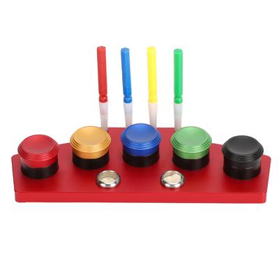Metal Watch Oiler Watch Oil Dip Tool Watch Repairing Accessory for Watchmakers(Watch Oiler 4pcs