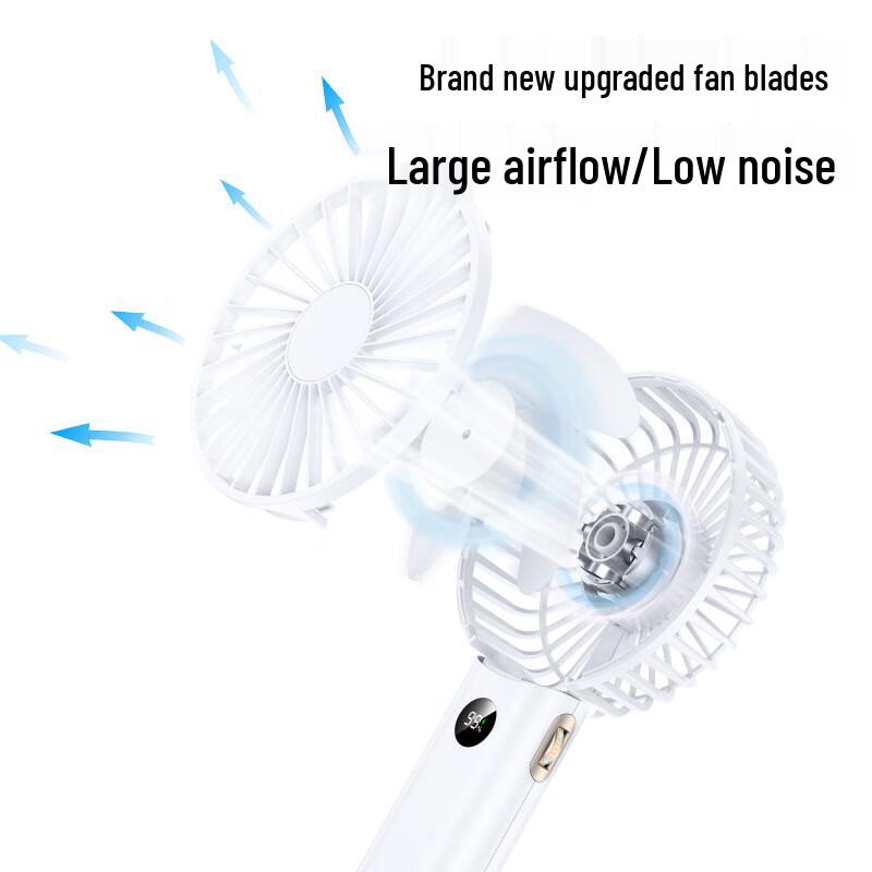 Tragbarer USB-Handventilator mit Nachtlicht