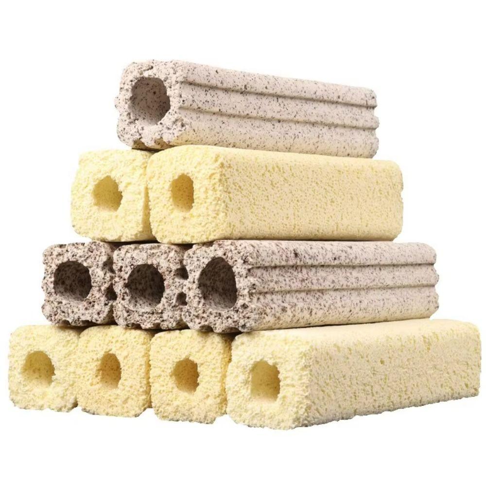 10Pcs/Lot New Quartz Aquarium Filter Nano High-Density 8 Slots Aquarium Filter Medias Biochemical Filter for Fish Tank Pond