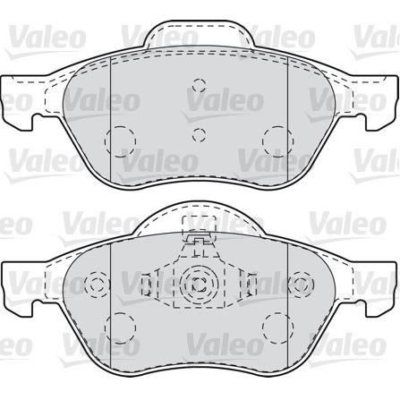 VALEO Jeu De Plaquettes De Frein VAL601012