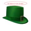 Adult Irish Saint Patricks Day Hat Flat Top Hat Woman Ladies Hats Carnivals Halloween Christmas Party Dress Up Costume