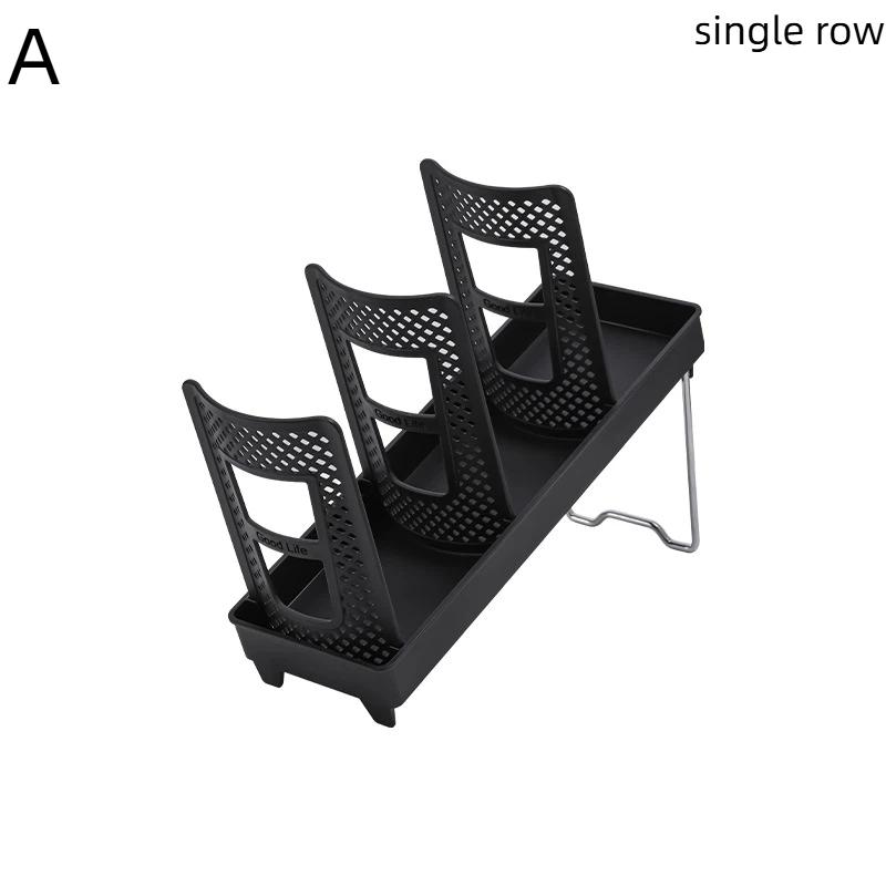 Detachable Multifunctional Disposable Paper Cup Holder Single Double Size Coffee Cup Storage Rack Plastic Ground Mounted Home