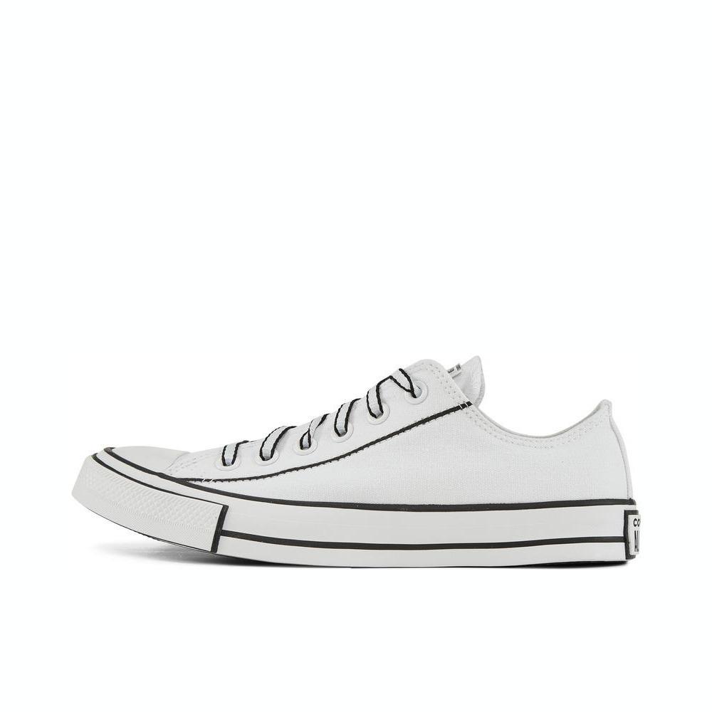 Converse Chuck Taylor Seasonal Comfortable Low Top Canvas Shoes Women Sneaker Black White A03528C