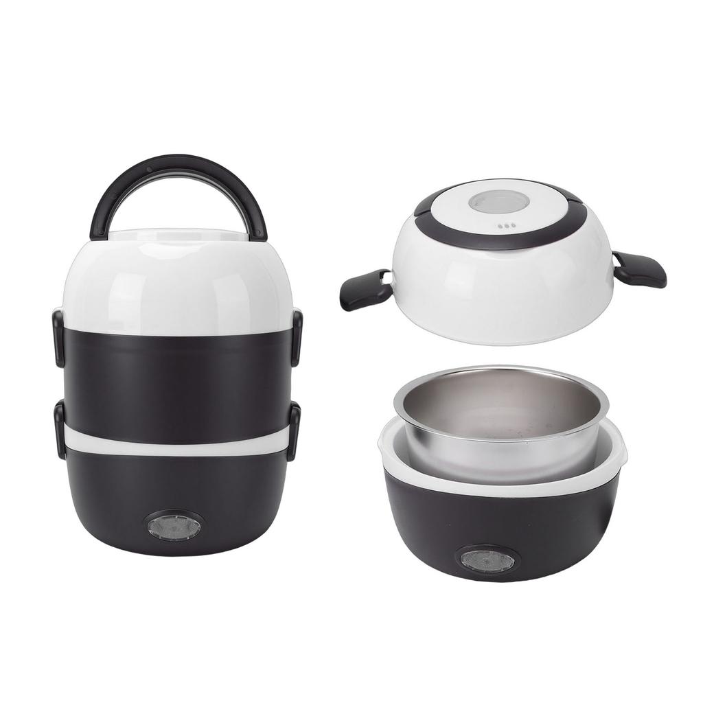 Electric Lunch Box Fast Heating Large Capacity Portable Food Warmer Container for Office Workers US Plug 110V