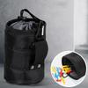 Durable Black Tool Belt Pouch - Multi-Functional Screw & Nail Storage Bag, Thickened Wear-Resistant Organizer For Home Repairs