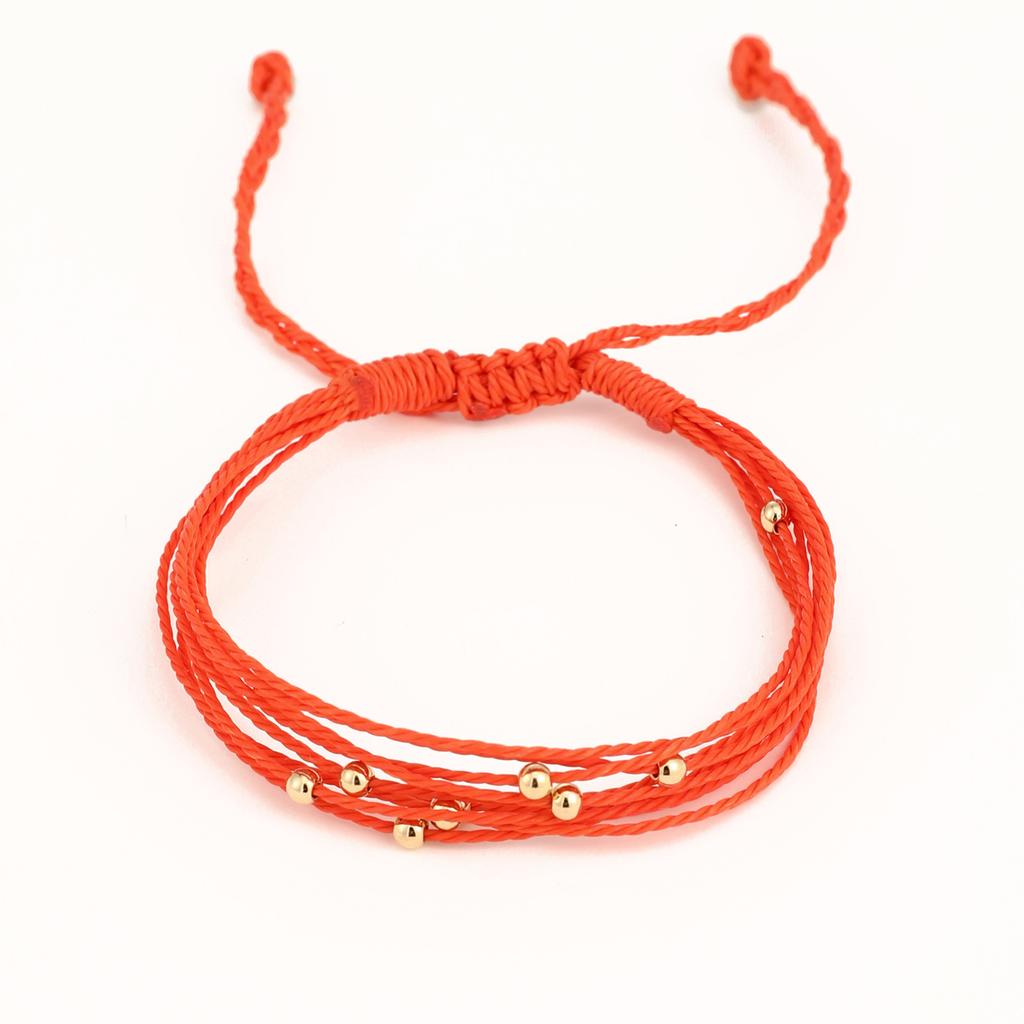 Vlen Wasserdicht Wachsschnur Geflochtenes Armband Mehrsträngig Verstellbares Handband Surf Strand Boho Schmuck für Damen Geschenk Umweltfreundlich
