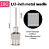 12PCS 1/2 Inch Dispensing Needle Stainless Steel 8G To 30G Blunt Tip Needle Injection Needle For High Temperature Hand Tool