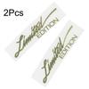 Car Emblem Sticker Stylish Vehicle 2pcs Accessories