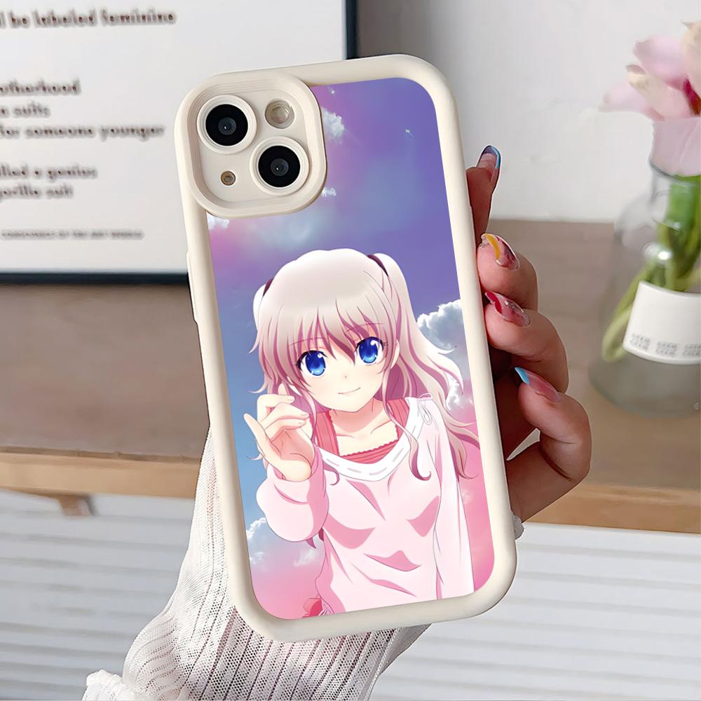 

Charlotte Tomori Nao Thicken TPU Mobile Phone Case for iPhone 17 16 15 14 13 12 11 Air Pro Max Plus Colorful Cover iPhone 11 Pro