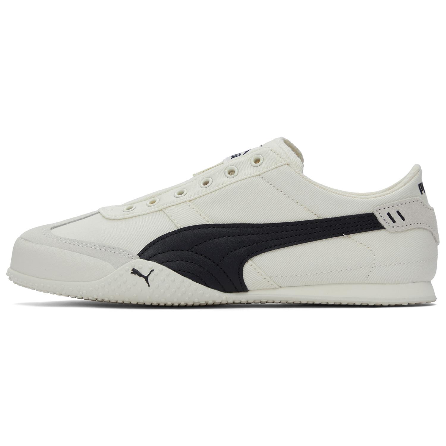 

new PUMA Bella UT Wear resistant And Lightweight Low Top Casual Shoes Unisex White Black 37.5