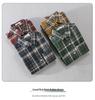 Men's Plaid Casual Long Sleeve Shirt - Versatile and Stylish for Spring and Autumn (Style 6120).