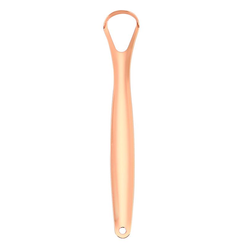 Stainless Steel U-shaped Tongue Scraper for Oral Hygiene & Daily Use