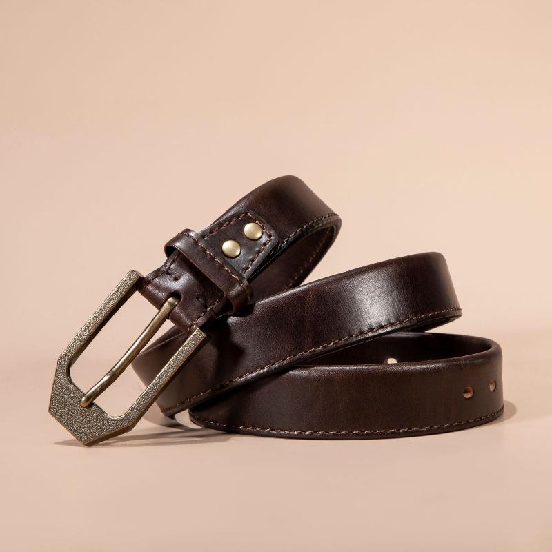 Thickened Leather Belt Fashion Casual Versatile Tough Guy Men's Belt