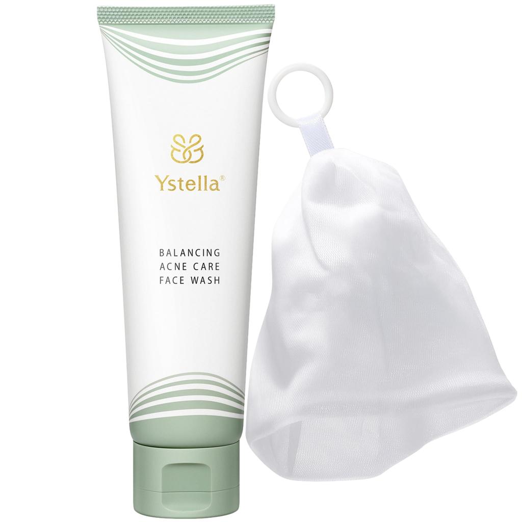 Ystella No Tightness Rich Milk Foam Facial Facial Prevents Cares for Removes Corn and Dead Cream Facial 120g with Foaming Istella Cleanser, Foam,