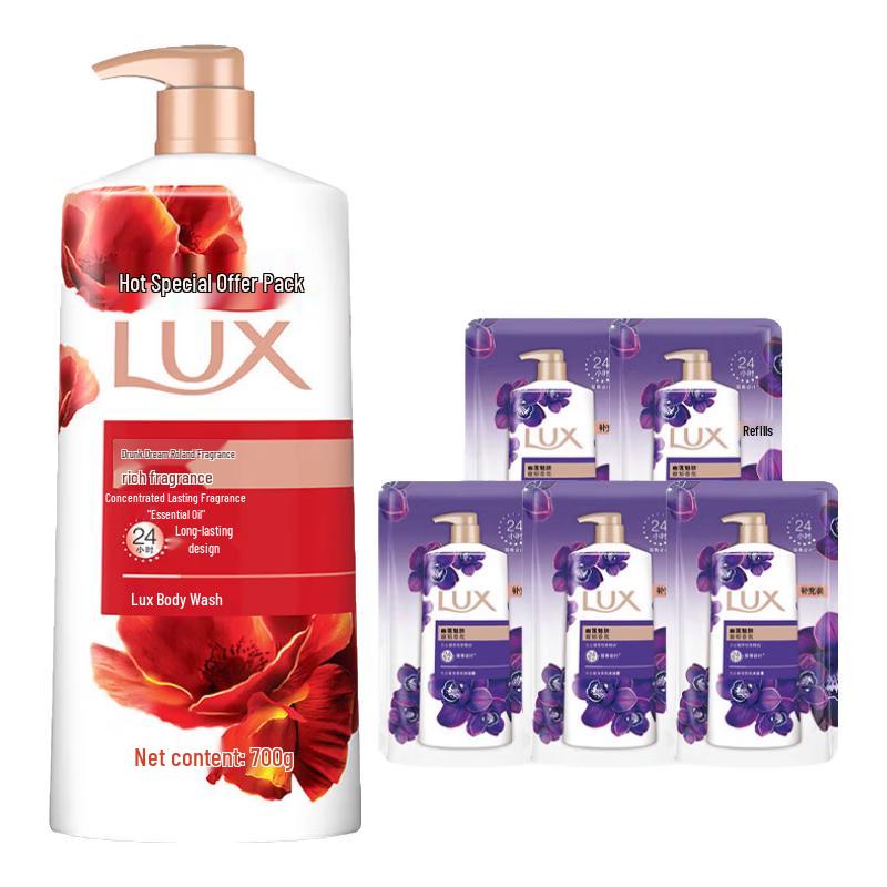 

LUX Nourishing Drunken Rose Fragrance Shower Gel Set