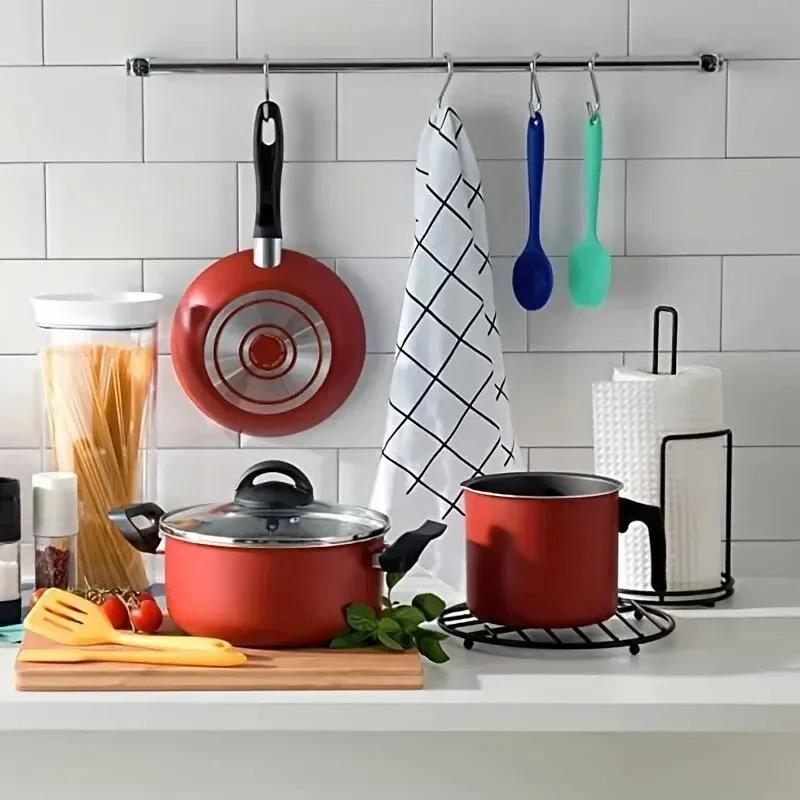 10Pcs Stainless Steel Metal S-Shaped Hooks Multi-Purpose Clothing Hanging Hooks