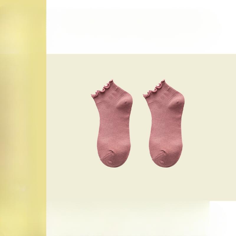 Female Summer Thin Trend Cotton Anti Bacterial Deodorant Wicking In The Tube Socks