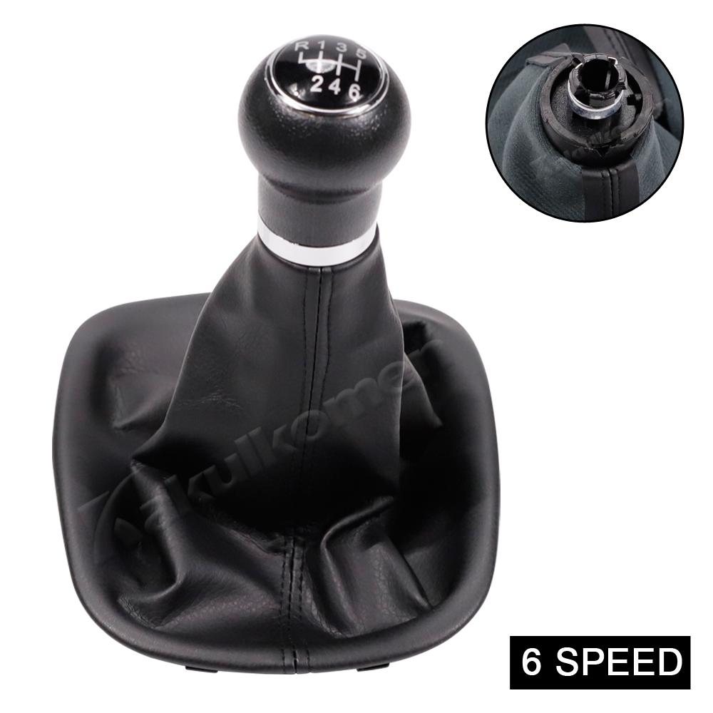 MT 5/6 Speed Gear Shift Knob Lever Shifter Gaiter Boot Cover For VW Passat B5 B5.5 1997 1998 1999 2000 2001 2002 2003 2004 2005