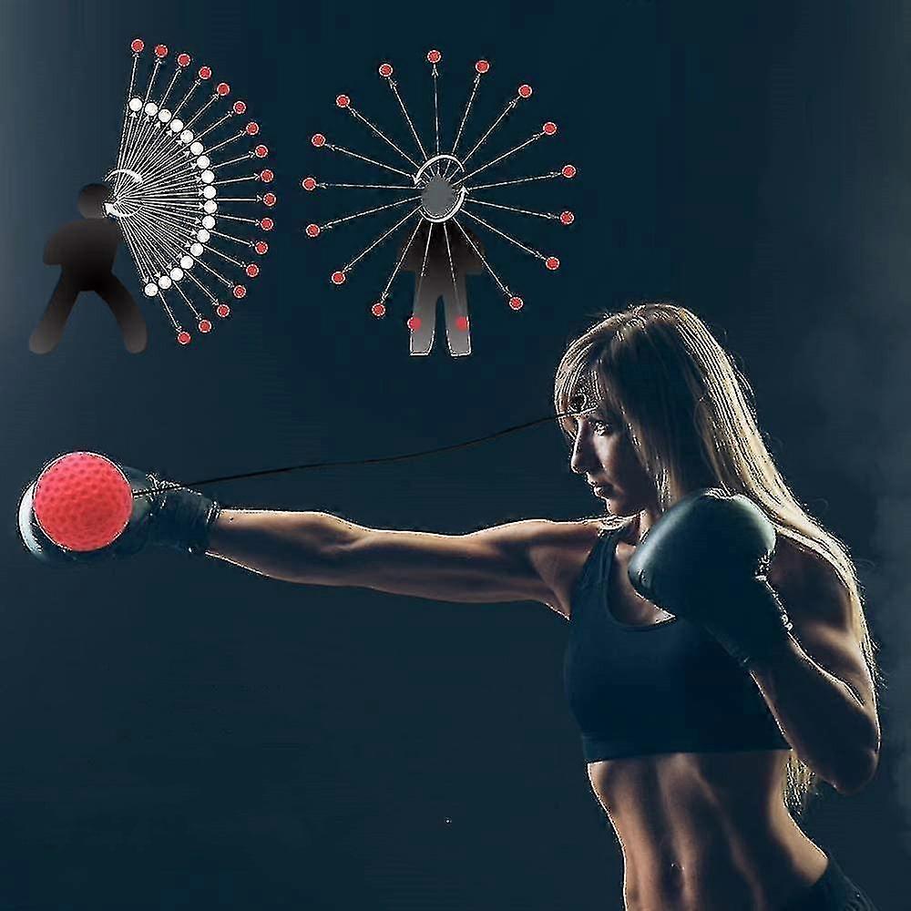 Boxing Reflex Training Balls,speed Fitness Ball With Adjustable Headband