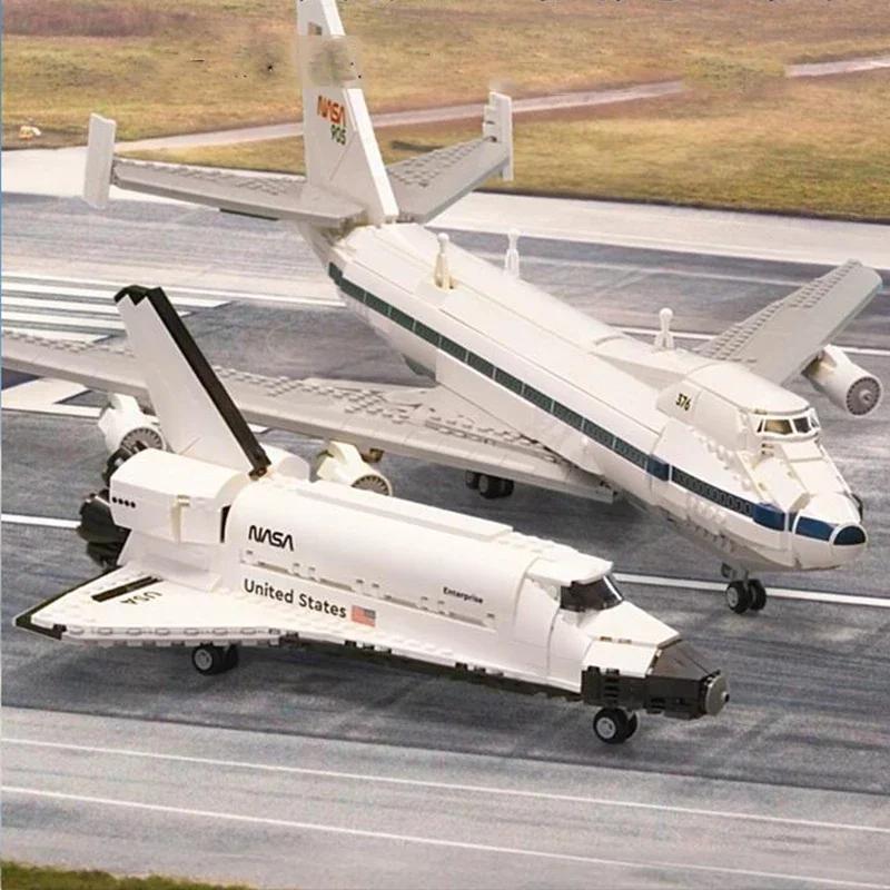 Creative  2417pcs ICONS Shuttle Carrier Aircraft Compatible 10360 Building Kit Blocks Space Plane Bricks Toy For Children