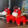 2026 Year of The Horse Plush Toy Crying & Smiling Funny Horse Lucky Chinese New Year Mascot Soft Stuffed Animal Home Desk Decoration