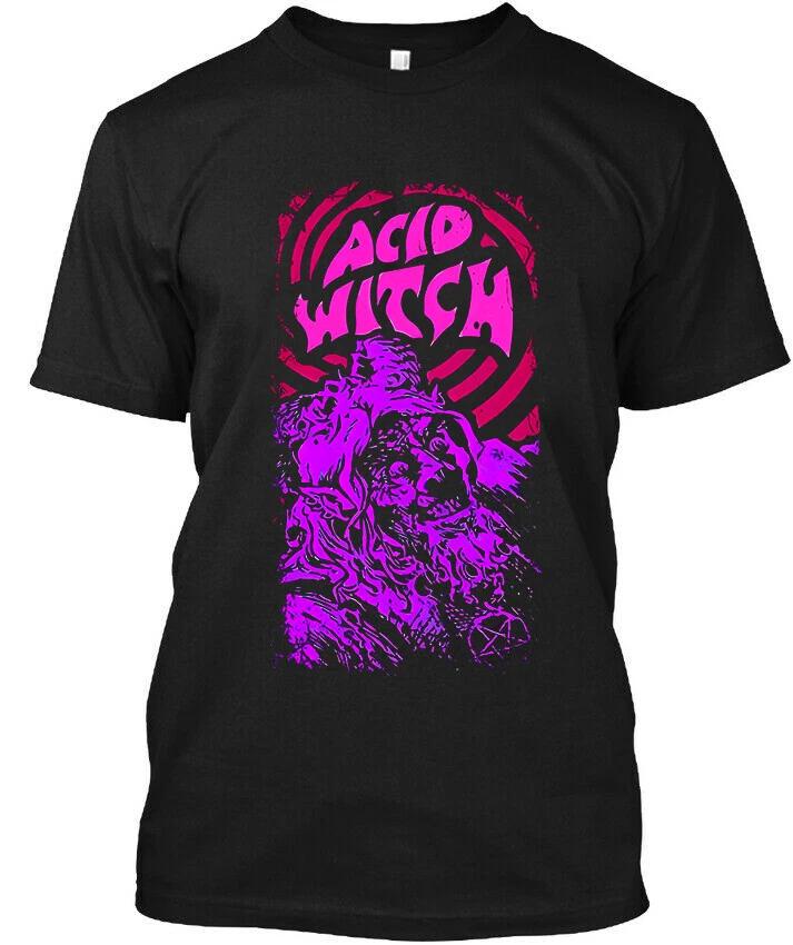 New! Popular Acid Witch American Music Retro Graphic Vintage Logo T-Shirt S-5XL S