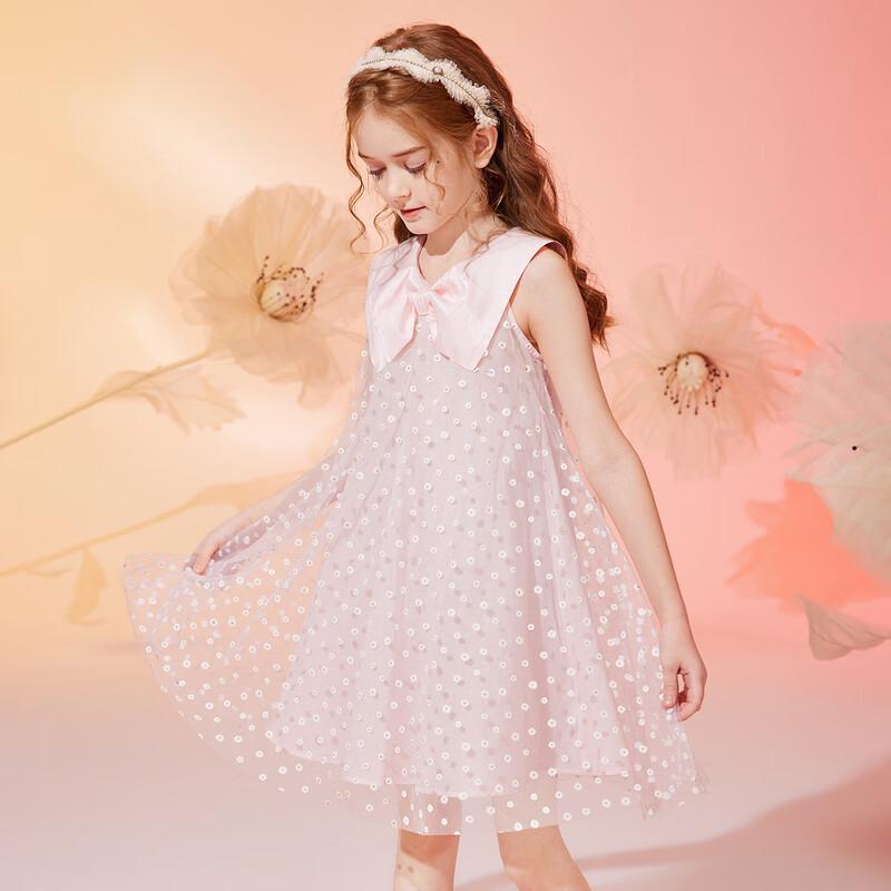 ASK JUNIOR Girls  Polka Dot Mesh Princess Dress 170