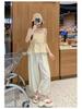 Women's Summer 2026 Quick-Drying High-Waisted Wide-Leg Pants: Slimming, Loose, Casual, Elastic Waist for Petite Sizes