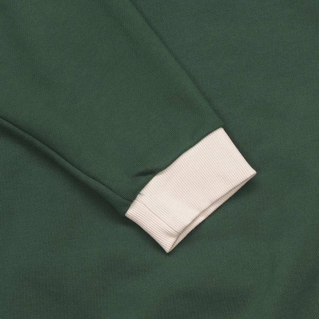 Adidas Originals Trefoil Patchwork Hoodie Men Hoodies Dark-Green HY7222