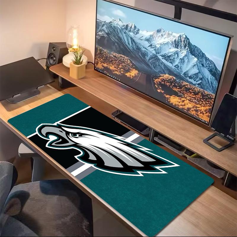 Philadelphia Eagles Print  Cushion Non-slip Laptop Tablet Big Mousepad XXL Mat Mini PC Playmat With Lock edge