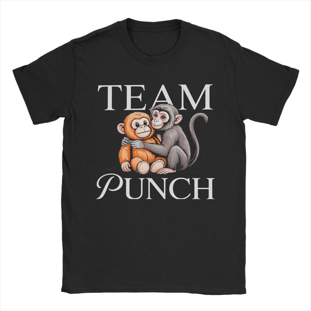 Unisexs Stay Kind Baby Monkey Punch T Shirt Cotton Clothing Novelty Short Sleeve Round Neck Tee Shirt Printing TShirt
