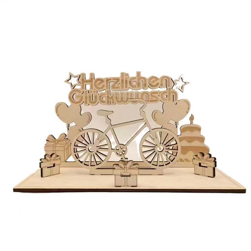 Bicycle-Shaped DIY Happy Birthday Money Clip Gift