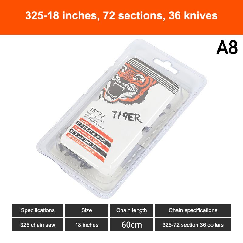§12/16/18/20/22/24 Inch Saw Chainsaw Chain Wear-resistant Chainsaw Blade High Hardness Drive Right Angle Chainsaw