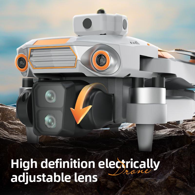 2025 New LF669 RC Drones Wide-angle 8K HD Professinal Duals Camera 4.5-inch Screen Remote Control 360° Obstacle Avoidance Quadcopter Toys