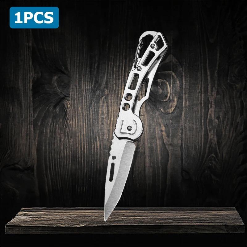 WXCOO Fruit Folding Knife Non-slip handle Kitchen Knife for Cooking Tools Multifunctional Fruit Pocket Knife Meat Cleaver