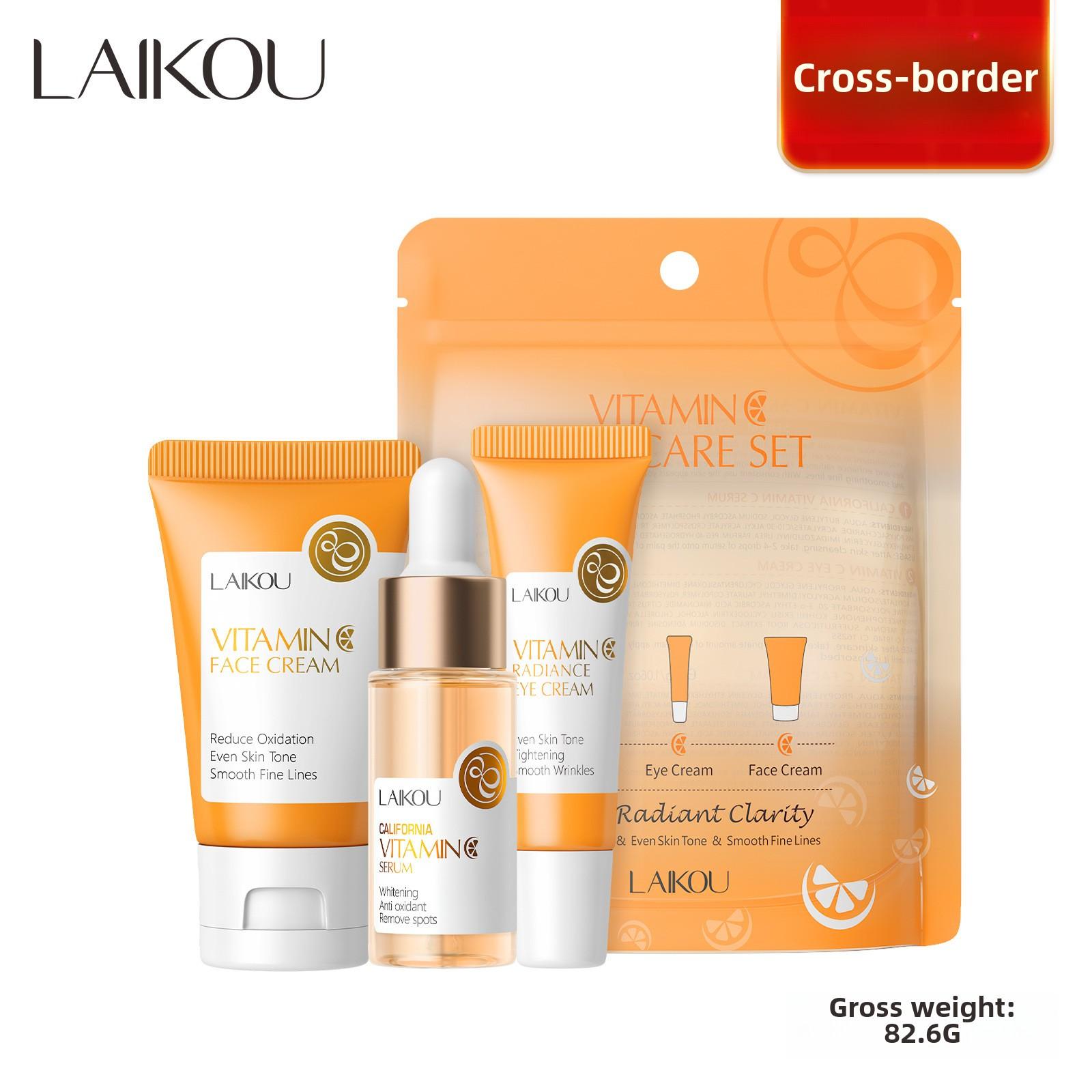 

Набор для ухода за кожей лица с витамином С, 3 предмета, увлажняющий набор для ухода за кожей, осветляющая коллекция средств для ухода за кожей лица 3 pcs set