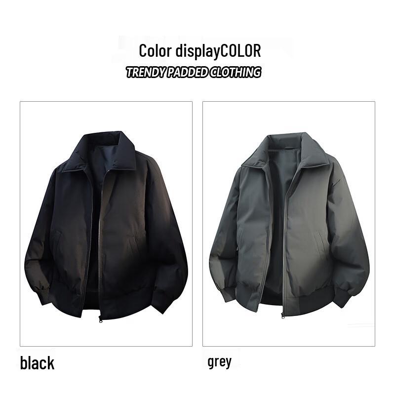 Maoren Men's Lapel Padded Winter Jacket